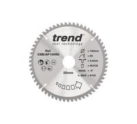 Trend CSB/AP19060 Aluminium/Plastic Circular Saw Blade 190mm x 30mm x