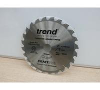TREND CSB/CC21624 216MM x 24T DEWALT BOSCH HITACCHI MITRE SAW BLADE loose