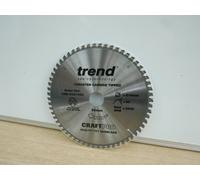 Trend Wood Mitre Saw Blade, 216mm Diameter, 30mm Bore, 60 Teeth, 2.6mm Kerf, -5° Hook, TCT, Extra-Fine Finish, CSB/CC21660