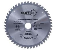 Trend CSB/CC25072 Craft Saw Blade 250mm X 72 Teeth X 30mm
