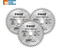 Trend CSB/PT160/3PK Laminate/HPL Circular Saw Blade 160mm x 20mm x 48T Triple...