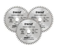 Trend CSB/PT165/3PK 160mm 48T Circular Saw Blade PT Triple Pack