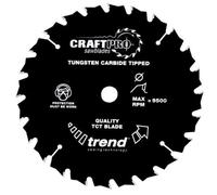 Trend CSB16524T - 24T 'CraftPro' Saw Blade 165mm