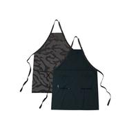 Trend design dye apron Nano plain black 83 x 92 cm