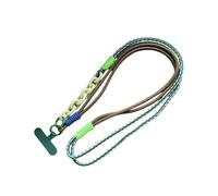Trend Diagonal Long Rope Mobile Phone Universal Lanyard Shoulder Strap Lanyard Neck Multi-Functional Anti-Loss Rope(Silver/Gray)