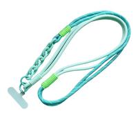 Trend Diagonal Long Rope Mobile Phone Universal Lanyard Shoulder Strap Lanyard Neck Multi-Functional Anti-Loss Rope(Green)
