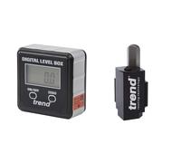 Trend DLB Digital Level Box, Black & C Corner Wood