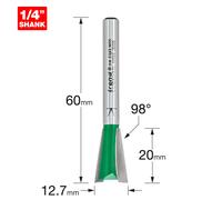 Trend Dovetail 12.7Mm X 98 Degrees X 20Mm Cut Pk 1 C178X1/4TC