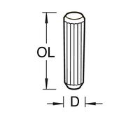 Trend Dowels 10 X 35Mm 500 Off Pk 1 DWL/4/500