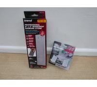 Trend DWS/CP8/FX 8" x 3" 600/180 diamond sharpening stone + craft honing guide