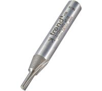 Trend Professional Single Flute Cutter, 1/4 Inch Shank, 2.7mm Cut Diameter & 8mm Cut Length, Tungsten Carbide Tipped, 2/12X1/4TC
