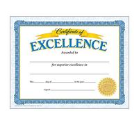 TREND enterprises, Inc. Certificate of Excellence Classic Certificates, 30 ct