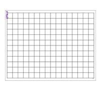 TREND ENTERPRISES INC. Graphing Grid (Small Squares) Wipe-Off® Chart, 17" x 22"