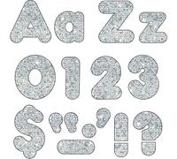 TREND ENTERPRISES INC. Letter & Number, Paper, Silver, 172 Pieces