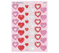 TREND enterprises, Inc. Shimmering Hearts Sparkle Stickers, 72 ct