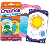 TREND ENTERPRISES INC. T-24704 CHRISTIAN CHALLENGE CARDS CREATION MEMORY MATCH