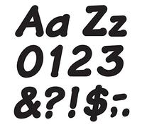 TREND enterprises, Inc. T-2703 Black 4" Italic Combo Ready Letters