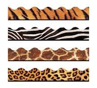TREND enterprises, Inc. T-92917 Animal Prints Terrific Trimmers, Variety Pack, 156', Brown