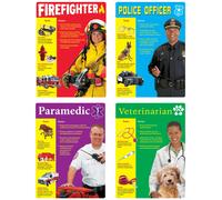 Trend Enterprises T-19012 Community Helpers Posters - 16 per Set