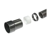 Trend Flexible Vacuum Hose with Adaptor, 3m x 39mm Outer Diameter | Ideal For Dust Extraction And General Workshop Use, This Flexible 3m Hose Connects Easily With The Supplied Adaptor, CRT/4