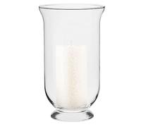 Trend For Home Glass Candle Holder 25 cm Hurricane Table Decor Centrepiece Holders Pillar Candles Wedding Flower Vase Clear, Azalea, Transparent