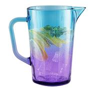 TREND FOR HOME Glass Water Jug with Handle 1 Litre Glass Jug Coloured Glass Milk Jug Juice Jug Carafe Pitcher Jugs Kitchen Cocktail Jug Water Pitcher Glass Vase 19 cm | Gigi Dreamy Sunset