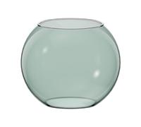 TREND FOR HOME Green Vase for Flowers Fish Bowl Vase Ø 19 cm H: 15.5 cm Pot Pourri Bowl Round Vase Terrarium for Plants Glass Bowl Vase Hydroponic Vase Coloured Glass Vase Candle Holder | Olivia