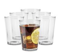 TREND FOR HOME Water Glasses Set of 6, 260 ML, Transparent, Dishwasher Safe, Viggo
