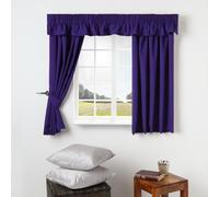 Trend FurnishingsBlackout & Thermal Lining Caravan Curtains - Fully Lined 3” Pencil Pleat Panels - 100% Polyester Purple, 44” W x 38” Drop