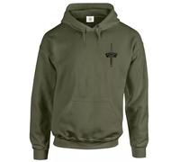 Trend Gear Army Combat Military Royal Marines Commando Marine Sweatshirt Hoodie Hooded (OLIVE - Large)