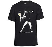 Trend Gear Banksy Flower Thrower T Shirt Graffiti Art Urban Art Men's Top Tee