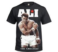 Trend Gear Cassius Clay T Shirt Boxing/Gym/Workout/Fitness/Body Building/Top (XS) Black