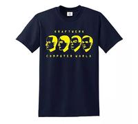 Trend Gear Computer World T-Shirt Kraftwerk Funny Gift Present Novelty Top Tee - Navy - XL