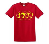Trend Gear Computer World T-Shirt Kraftwerk Funny Gift Present Novelty Top Tee - RED - L