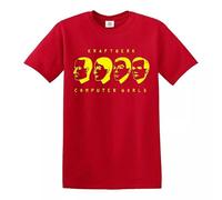 Trend Gear Computer World T-Shirt Kraftwerk Funny Gift Present Novelty Top Tee - RED - M