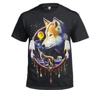 Trend Gear Dream Catcher T-Shirt/Native American/Wolf/RedIndian/Biker/Unisex/Xmas Gift/Top