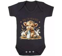 Trend Gear Hay, I'm New Here Baby Grow Kids Funny New Born Infant Toddlers Unisex Gift Tee