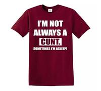 Trend Gear I'm Not Always a Cnt Tshirt for Men - Funny Rude Joke Gift T-Shirt Novelty