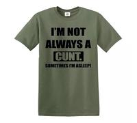 Trend Gear I'm Not Always a Cnt Tshirt for Men - Funny Rude Joke Gift T-Shirt Novelty