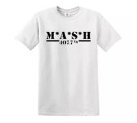 Trend Gear M*A*S*H 4077TH T Shirt MASH TV Series US Army Military T-Shirt(White,XL)