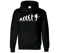 Trend Gear Men's Hoody Evolution Of Elvis Presley Hoody Party Music Rock Gift Sweatshirt Hood Hoodies (BLACK - XX-Large)