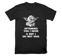 Trend Gear New Offended You I Have YODA T Shirt Top Funny Rude Joke Sarcastic (5XL) Black