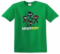 Trend Gear Ninja Kidz T-Shirt Funny Unisex Kids Boys Girls Gift Present Novelty Top Tee