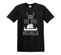 Trend Gear See You in Valhalla T-Shirt Mens Funny Vikings Thor TV Show Norsemen Mythology