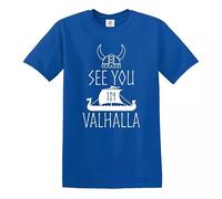 Trend Gear See You in Valhalla T-Shirt Mens Funny Vikings Thor TV Show Norsemen Mythology