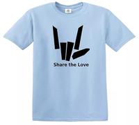 Trend Gear Share T-Shirt for Kids Sharer Logo (Sky Blue,7-8 Years)