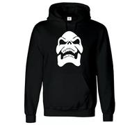 Trend Gear Skeletor Skull He-man 80s Cartoon Movie Retro Hoody, Hood, Sweatshirt - (Black, L)