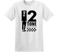 Trend Gear Studio 1 ONE T-Shirt Jamaican SKA Reggae Rocksteady Retro Records Men Top (White, XL)