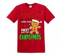 Trend Gear T-Shirts Gingers are for Life NOT JUST for Christmas Reinder Funny Santa Xmas Joke Party Tshirt Top - RED - XXL