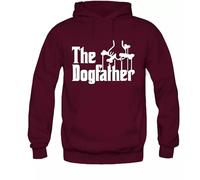 Trend Gear The DogFather Dog Parody Unisex Hoody Sweatshirt Hoody Hood Hoodies (MAROON - X-Large)